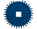 Manómetro com proteção de borracha Ø 63mm. (azul)
