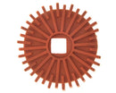 Manómetro com proteção de borracha Ø 63mm. (vermelho) | 06HF492