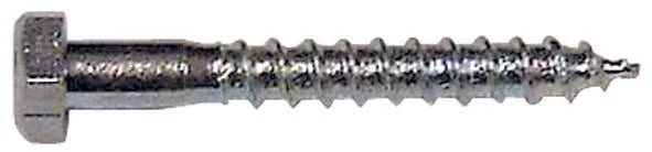 Parafuso zincado 8x60mm para bucha 1 un.