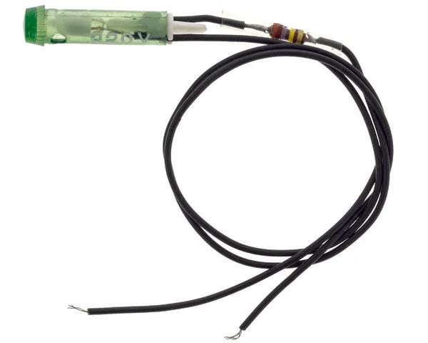 Piloto néon verde ø 6mm 220v s183