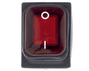 Interruptor bipolar 1 pólo com piloto vermelho