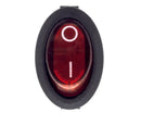 Interruptor ligado/desligado vermelho 250v
