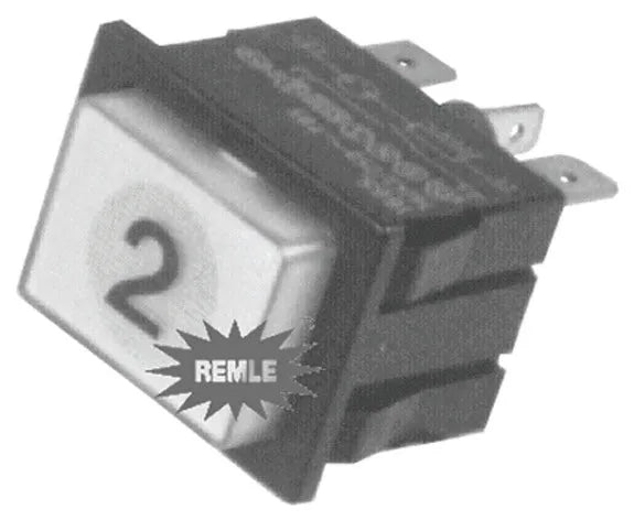 Interruptor bipolar para máquina de lavar loiça branco