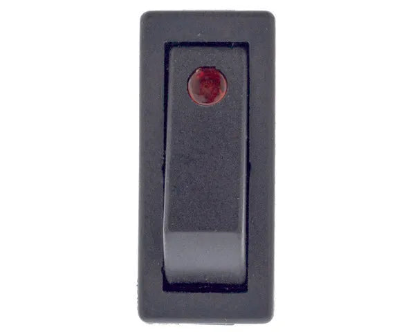 Interruptor unipolar vermelho 11x30mm indicador