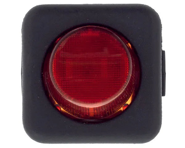 JEMI Botão de máquina de lavar loiça vermelho 25x25mm.