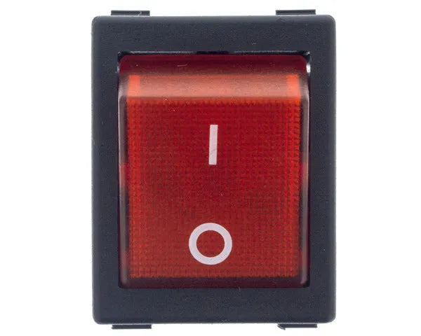 Interruptor bipolar vermelho 25X31 mm