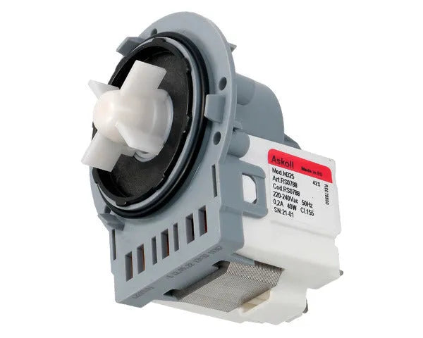 ASKOLL bomba de escoamento para máquina de lavar 40w fastons