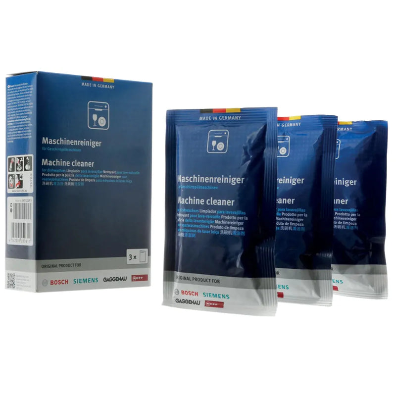 Producto de limpieza en polvo para lavavajillas Bosch 3 unidades 00312193