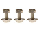 Kit de parafusos de fixação inoxidável M10 3 unidades