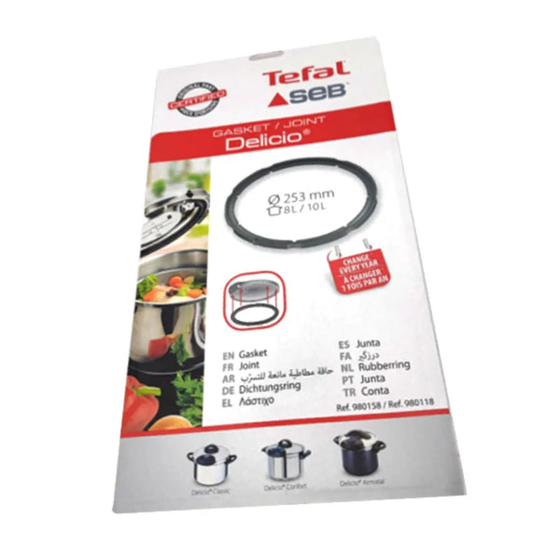 Junta para olla Tefal Delicio 8L - 10L 980158