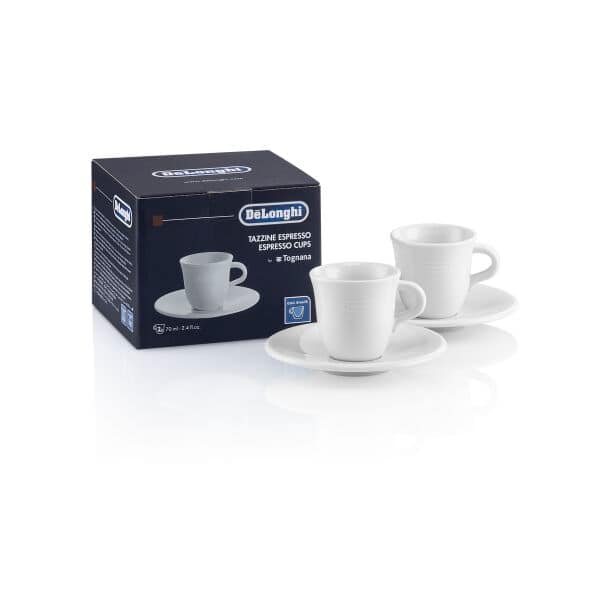 DeLonghi Tazas de porcelana para espresso