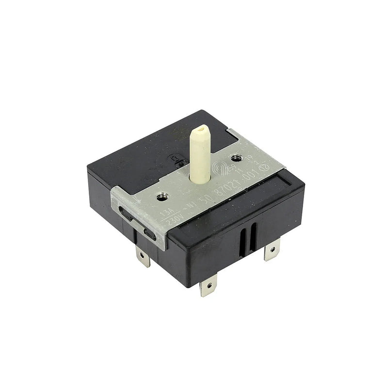ATAG, BAUMATIC, BOSCH, CANDY, EGO, ESKIMO, ESSENTIEL B, GENERAL ELECTRIC, GORENJE, KELVINATOR, KÖRTING, LLOYDS, MORA, PRIVILEG, SIBIR, SIDEX, SIEMENS - Interruptor Seletor de Função do Forno - 156003