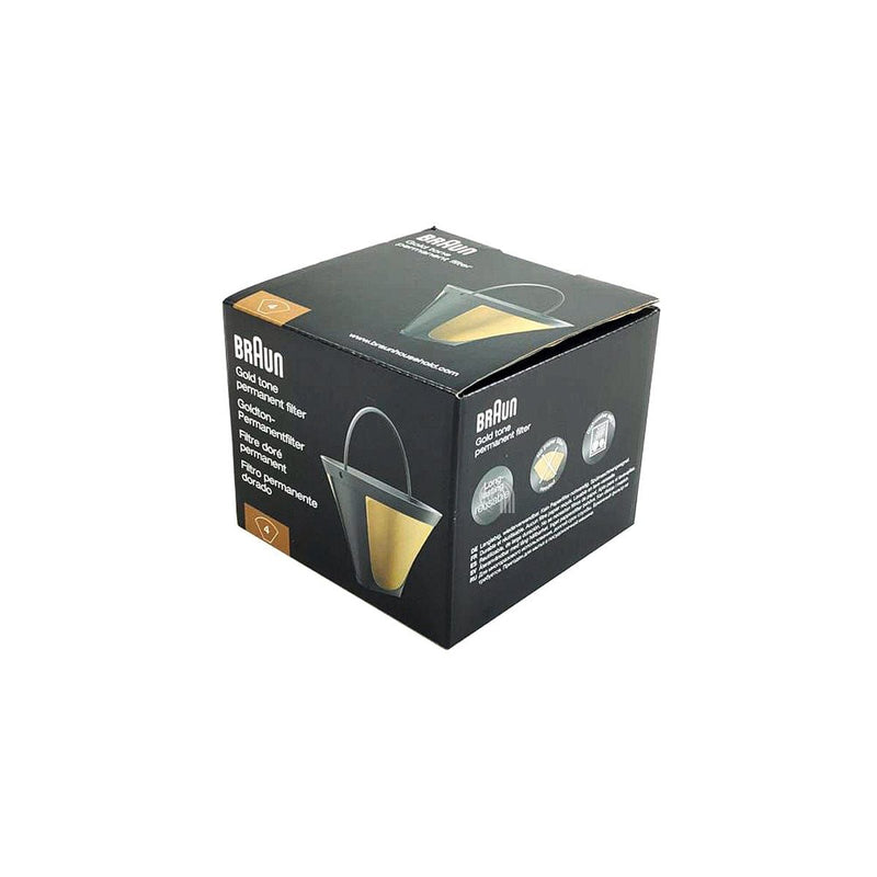Filtro reutilizável Goldtone para cafeteira De Longhi AX13210002