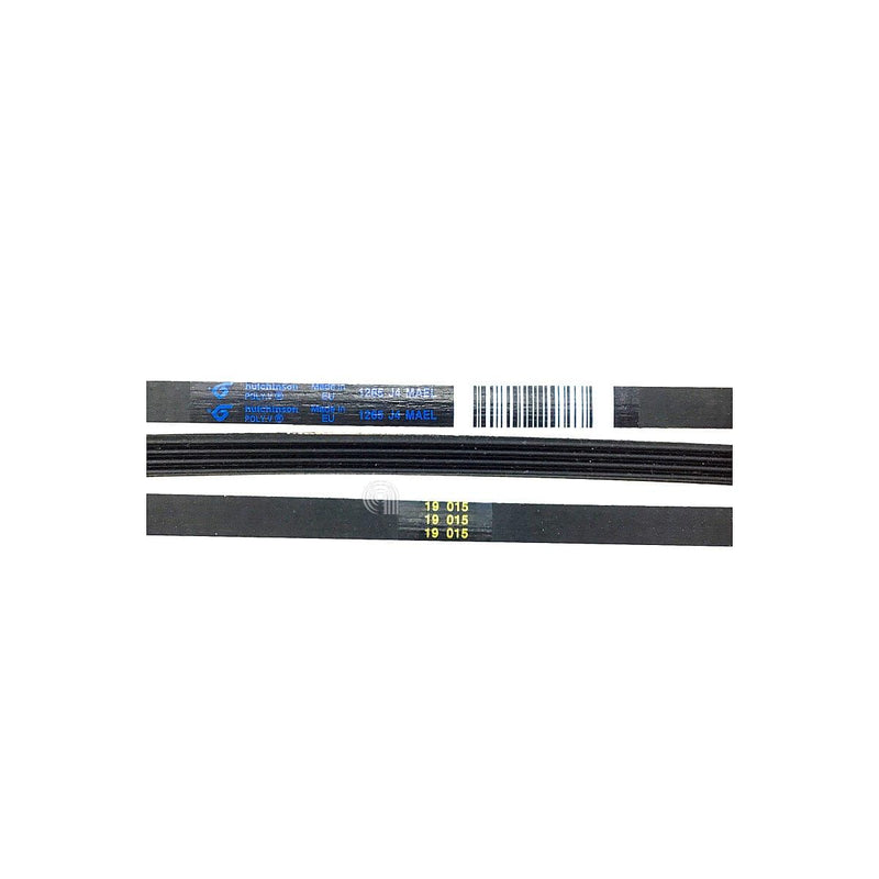 Correia J4 1265 Poly-V para máquina de lavar Whirlpool e Indesit original