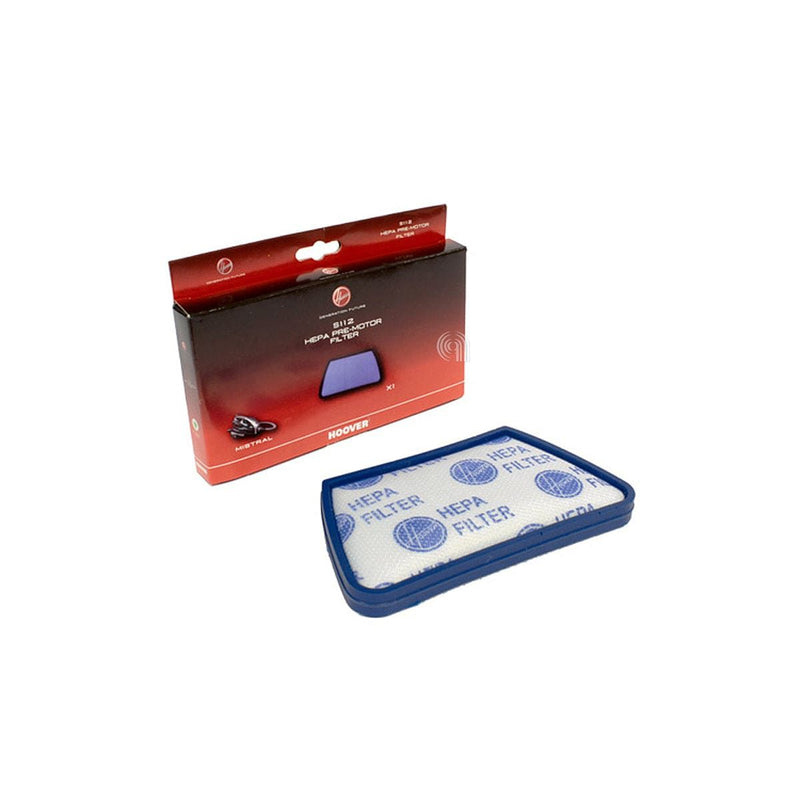 Filtro HEPA retangular S112 para aspiradores Candy e Hoover