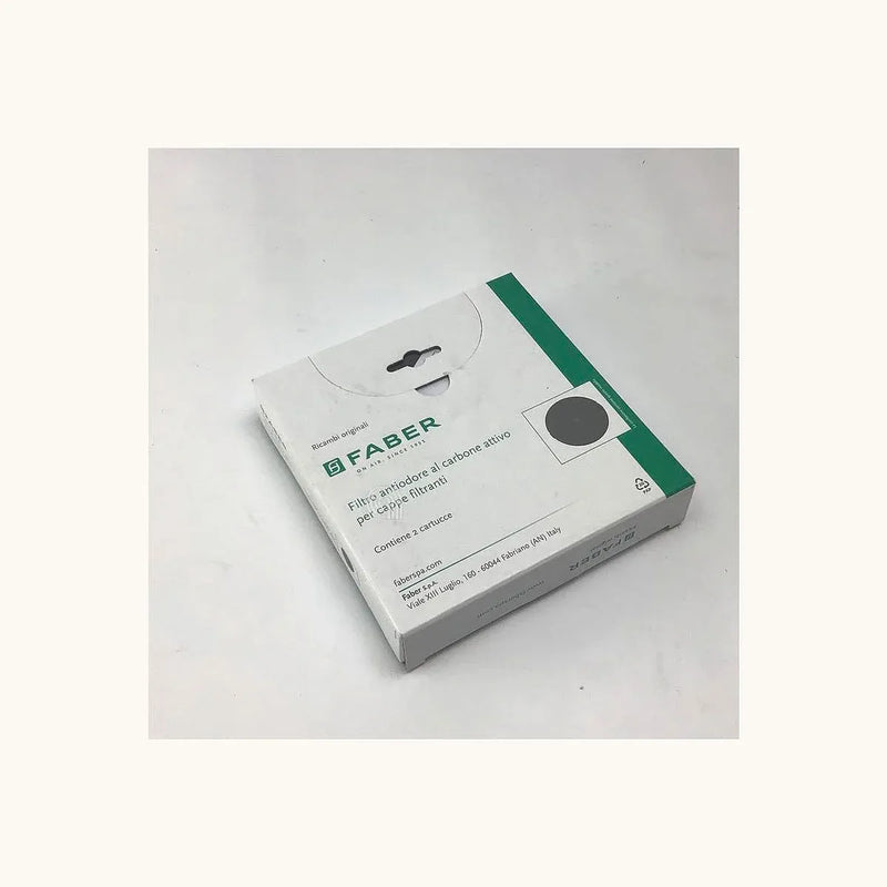 Conjunto de 2 filtros de carvão circular original para exaustor Faber