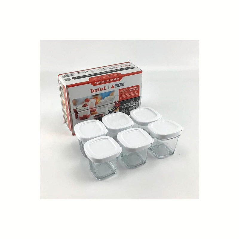 vasos de iogurte 6 peças para iogurteira Tefal XF100110