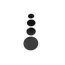 conjunto de tampas para cápsulas do queimador Electrolux Zanussi preto 4 peças