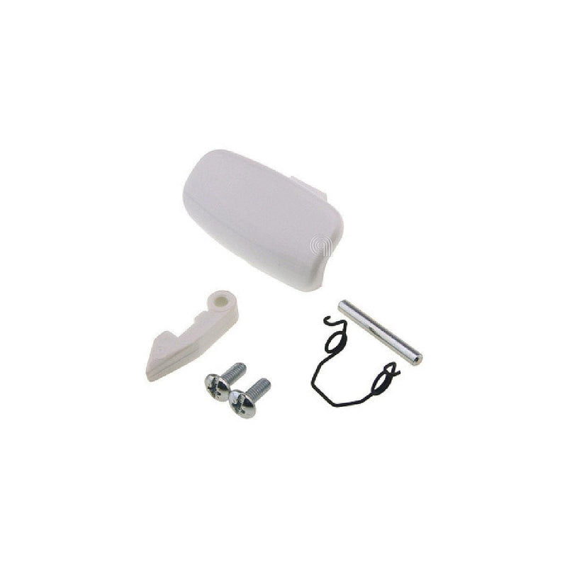 Conjunto de pega da porta original para máquina de lavar Candy 91602706 branco