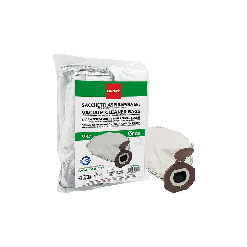 VORWERK-FOLLETTO - Sacos de microfibra para aspirador - 01097