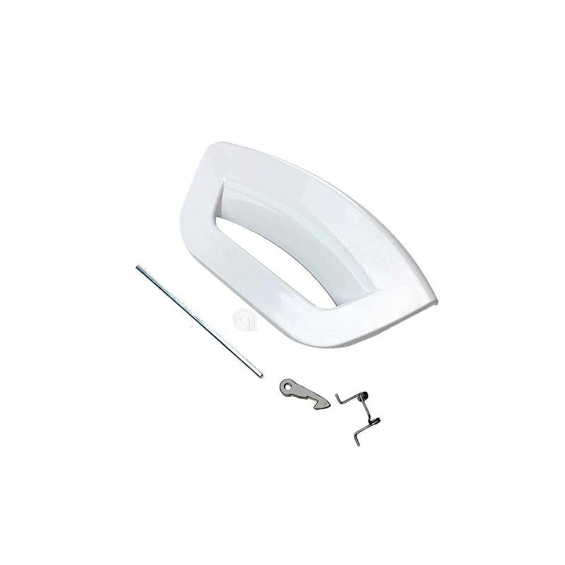 Conjunto de manilha original para porta de máquina de lavar Whirlpool e Indesit