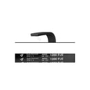 CANDY, ELECTROLUX, WHIRLPOOL, AEG, INDESIT, REX, ZANUSSI - Correia para máquina de lavar 1200 J6 - C00377906