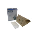 Conjunto de 5 sacos com 1 filtro original para aspirador De Longhi DLS28