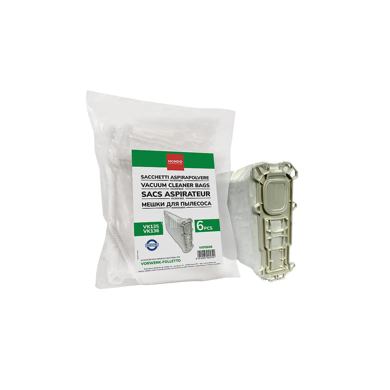 VORWERK-FOLLETTO - Saco de filtro Super Filtrello para Aspirador - 45030