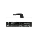 WHIRLPOOL - Correia de Transmissão J5 1270 Poly-V Máquina de Lavar Roupa - AST-00126213