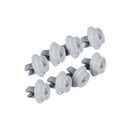 Kit 8 rodas cesto inferior máquina de lavar loiça Electrolux original 50279059005