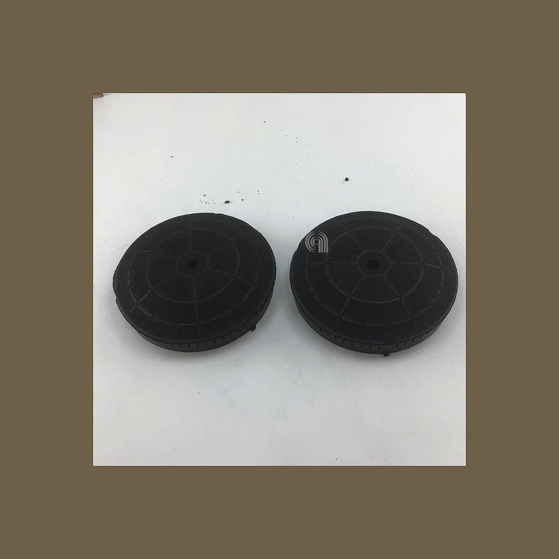 Conjunto de 2 filtros circulares de carvão tipo 57 para exaustor Elica