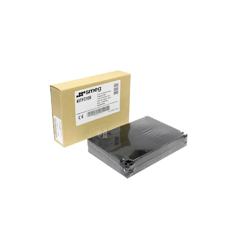 Conjunto de 2 filtros de carvão retangulares 902280 para exaustor Smeg