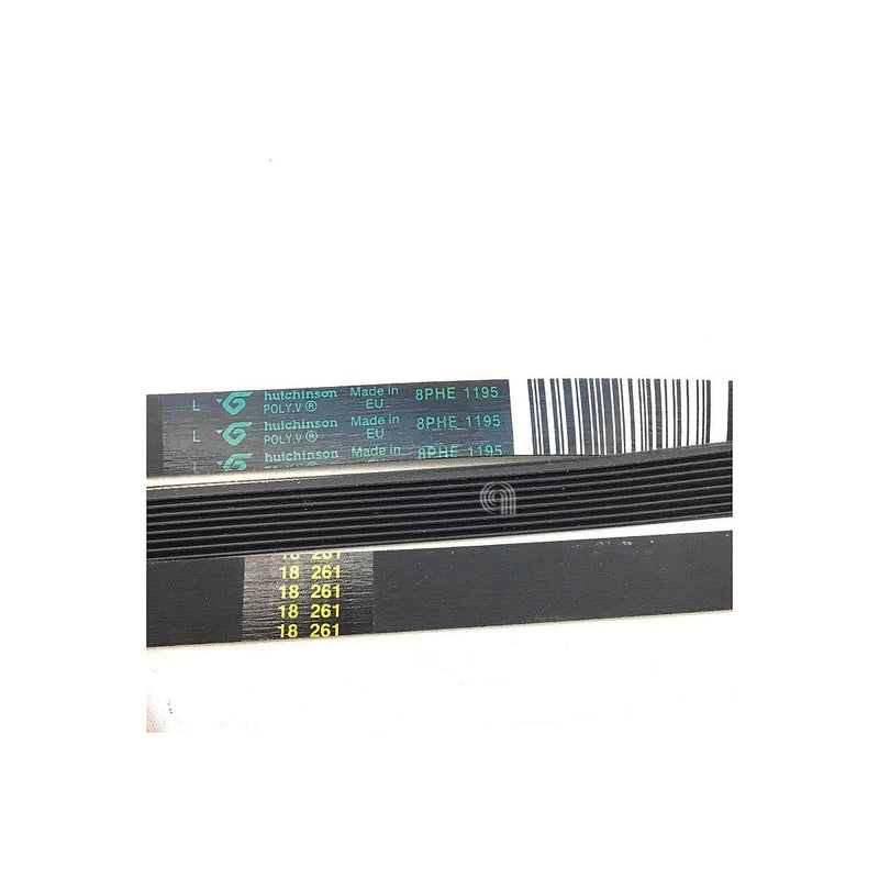 Correia H8 1195 Poly-V para máquina de lavar Whirlpool e outras marcas