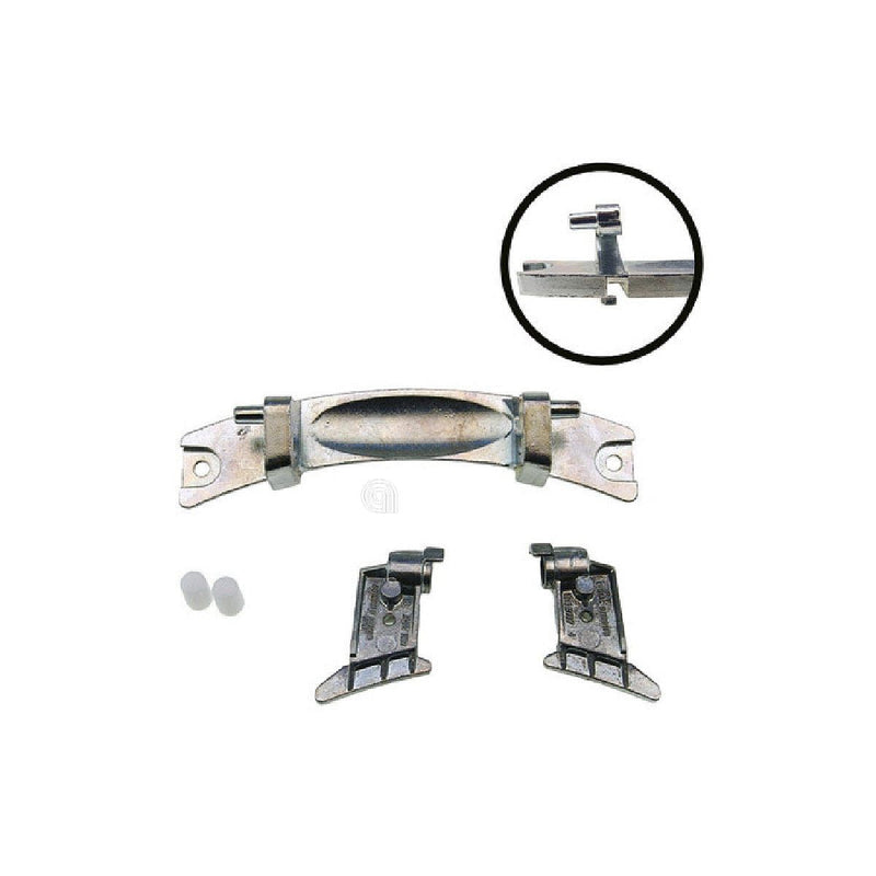 Kit de dobradiça oval para máquina de lavar Candy código 91944063
