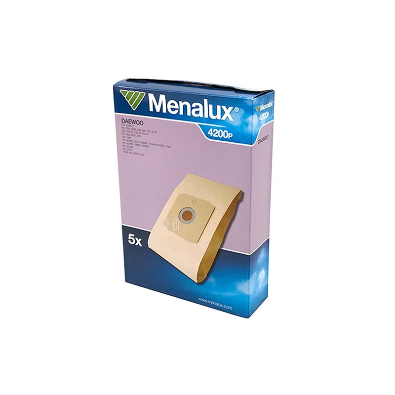 Conjunto de 5 sacos para aspirador originais Electrolux código 9000842527