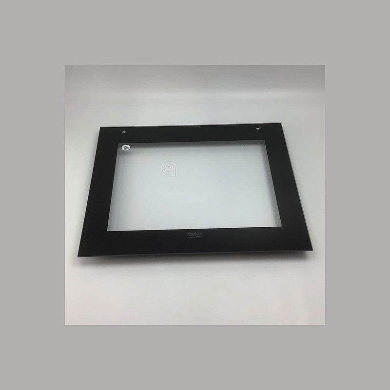 vidro exterior com moldura lateral para forno beko 210480429