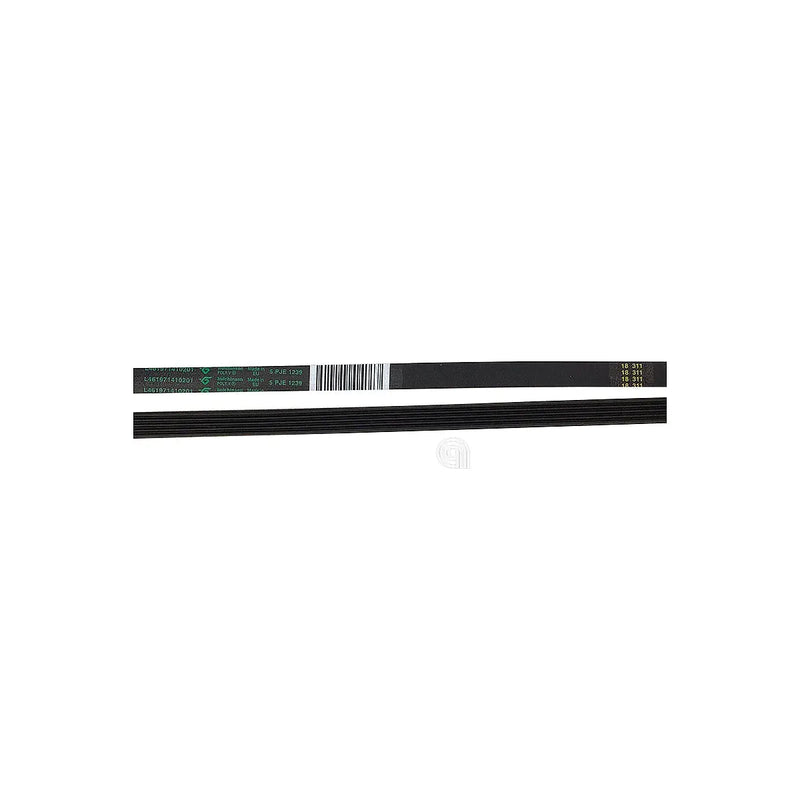 Correia J5 1239 Poly-V original para máquina de lavar Whirlpool e outras marcas