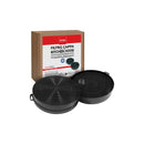 CONJUNTO 2 FILTROS CIRCULARES DE CARBONO MONDO PARA EXAUSTOR ELECTROLUX BOSCH