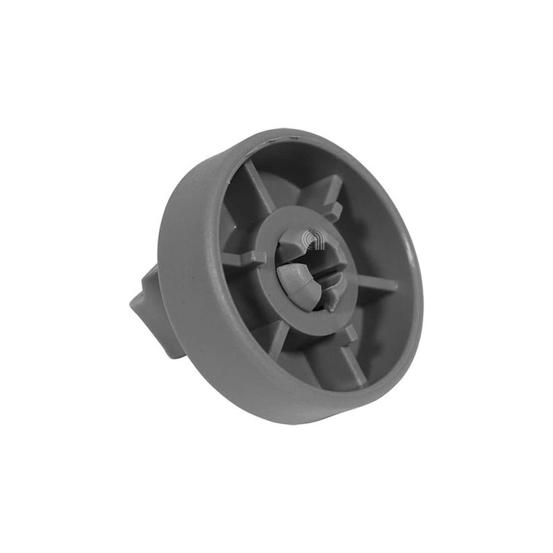 roda da cesta inferior da máquina de lavar loiça Smeg cinzenta original 767410115