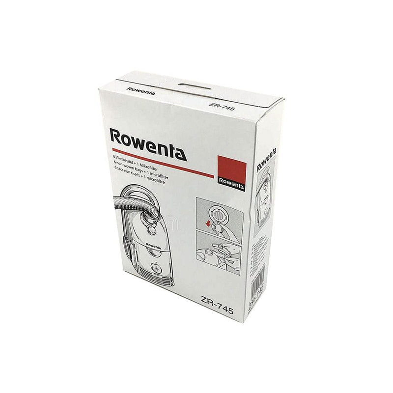 conjunto 5 sacos e 1 filtro original aspirador Rowenta ZR745