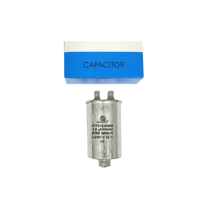 UNIVERSAL, MONDO - Condensador Metálico 12µF para Máquina de Lavar - AST-00230316