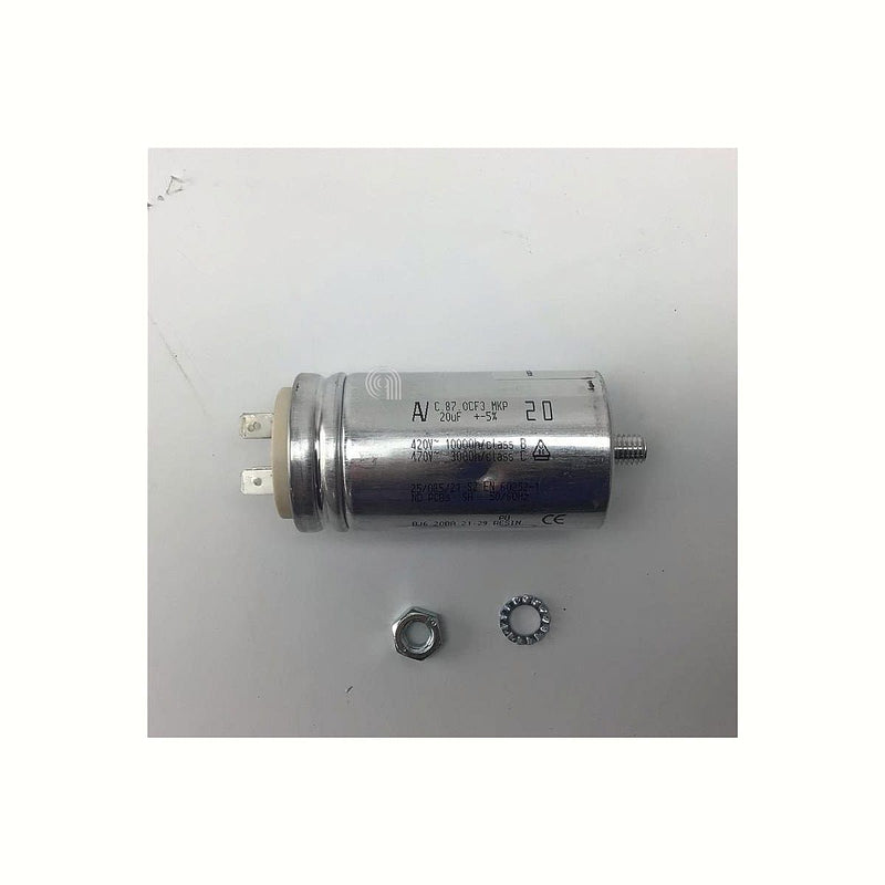 Condensador Arcotronics 20 uf para máquinas de secar Beko e outras marcas