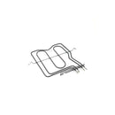 Resistência superior para forno Whirlpool Ariston Indesit C00016054