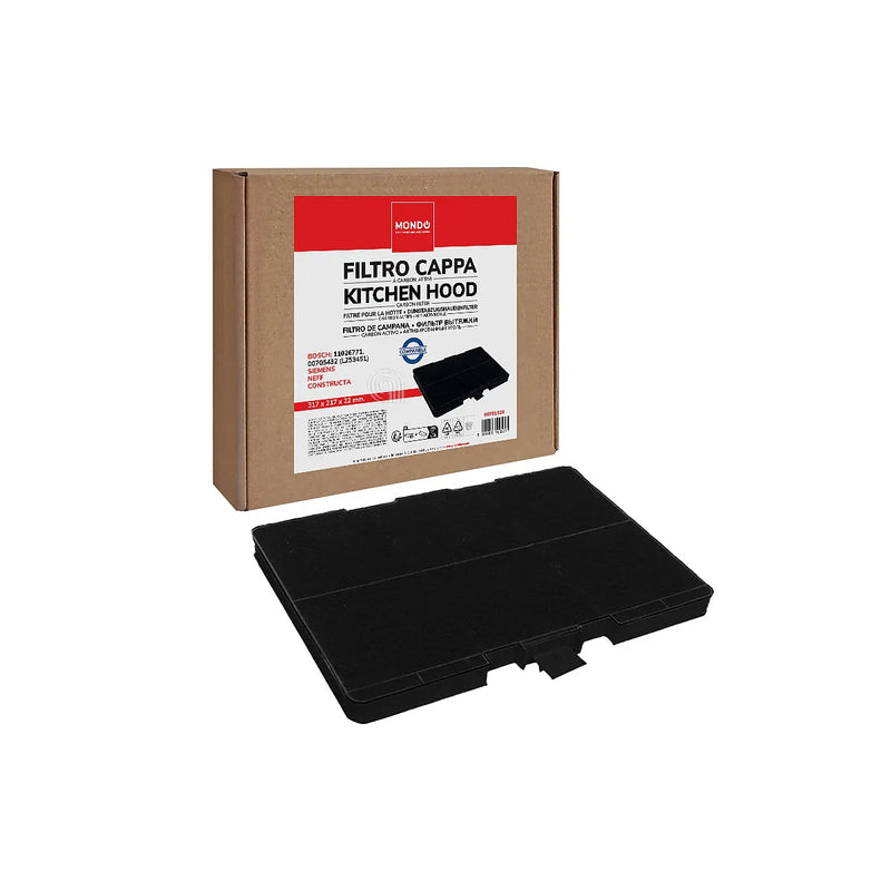 BOSCH, SIEMENS, CONSTRUCTA, NEFF, JUNKER, MONDO - Filtro de carvão para exaustor - 00705432