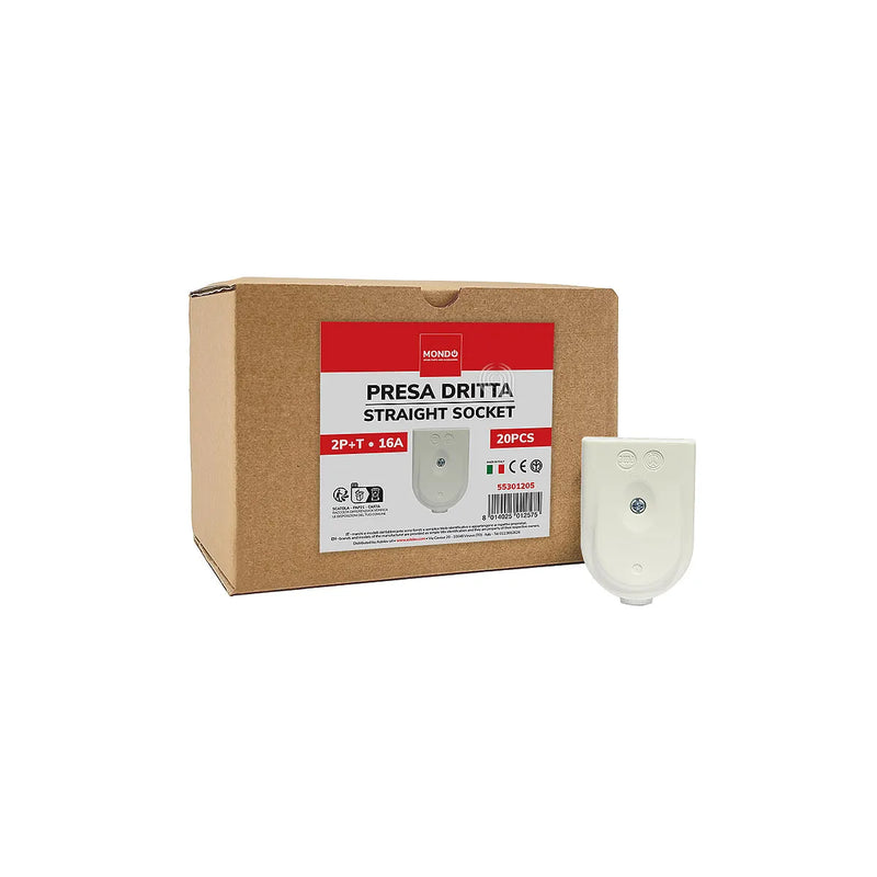 GBC - Tomada direita 2P+T 16A - AST-55301205