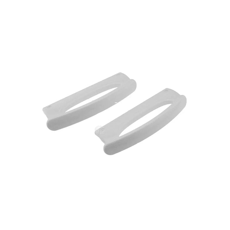 Manilha de porta original frigorífico Whirlpool Indesit branca kit 2 unidades