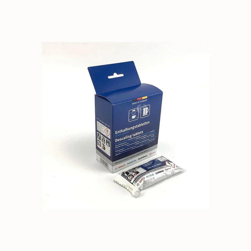 pastilhas descalcificadoras Bosch para cafeteira 12x18gr