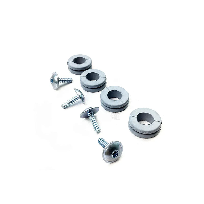 Conjunto de 4 cunhas e parafusos para bomba de máquina de lavar Bosch original 00425075