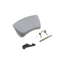 Conjunto de manilha original Whirlpool para porta de máquina de lavar com código C00081746