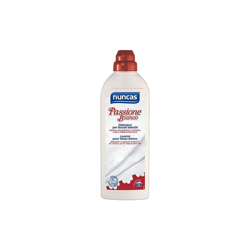 detersivo Nuncas Passione Bianco para lavagem de roupa branca 750 ml